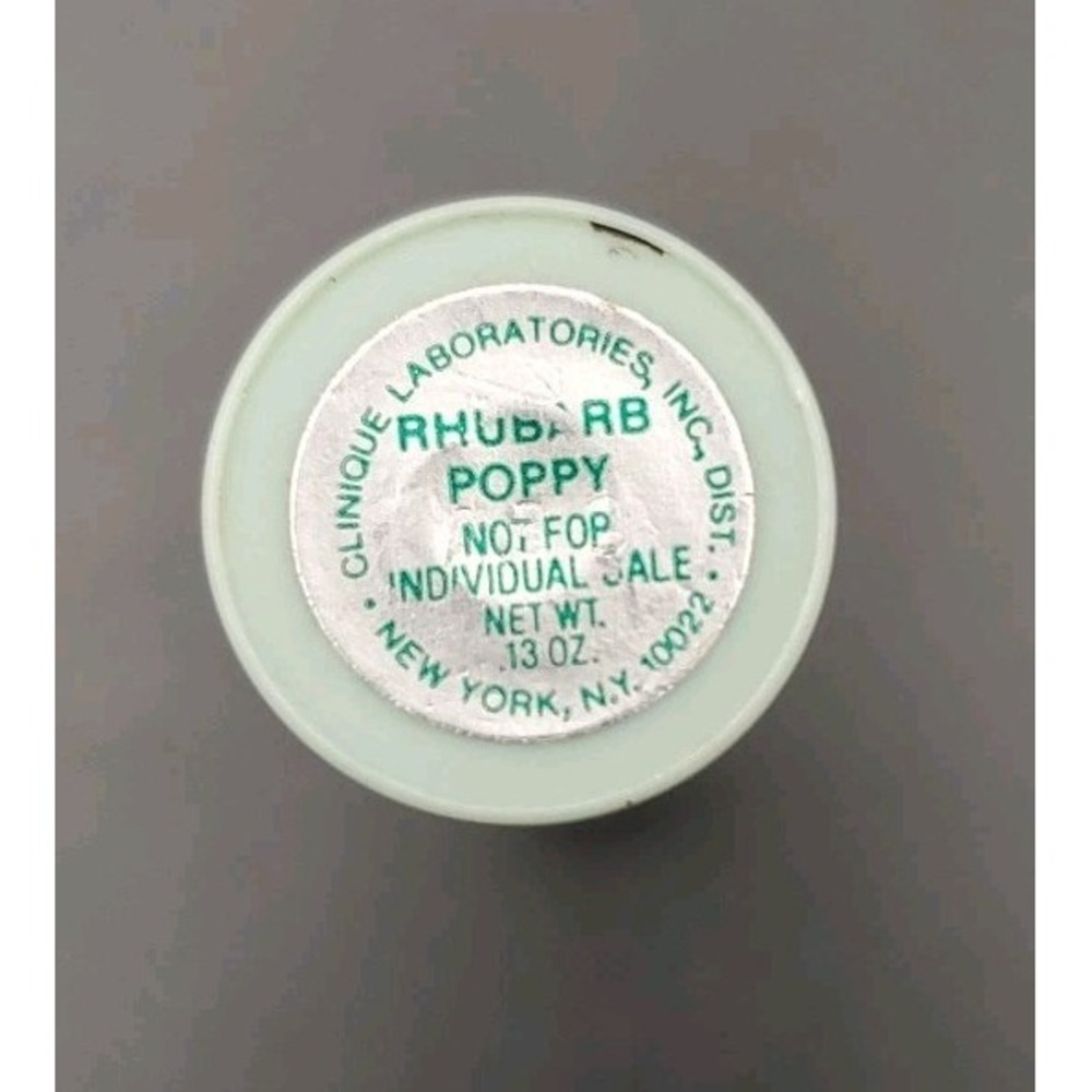 Clinique‎ Lipstick RHUBARB POPPY .13oz  DISCONTINUED Vintage - Picture 3 of 3
